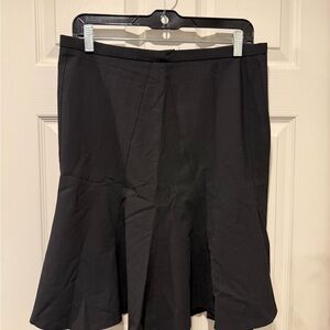 Express Black Flare Skirt